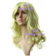 Women's 80cm Light Green Long Curly Cosplay Wig