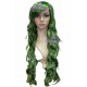 Women's 90cm Green Long Curly Fashion Wig cosplay wig