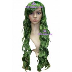 Women's 90cm Green Long Curly Fashion Wig cosplay wig