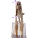 Women's 100cm Blond Long Straight version1 Cosplay Wig