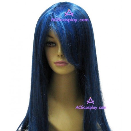 Women's 100cm Blue Short Straight Cosplay Wig