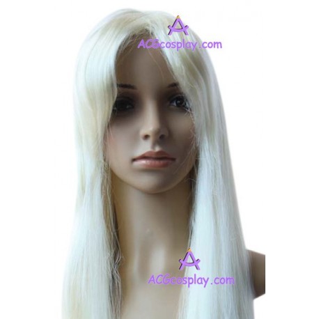 Women's 100cm Gold Long Straight Cosplay Wig