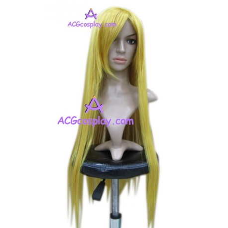 Women's 100cm Gold long Straight Cosplay Wig