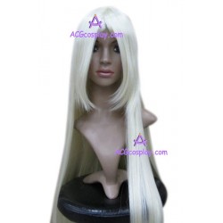 Women's 100cm Light Golden Long Straight Cosplay Wig