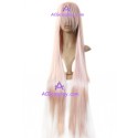 Women's 100cm Pink Long Straight Fashion Wig cosplay wig