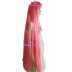 Women's 100cm Pink Long Straight Fashion Wig version1 cosplay wig