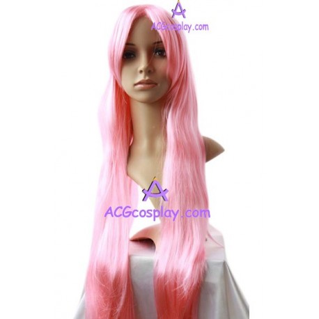 Women's 100cm Pink Long Straight Wig cosplay wig