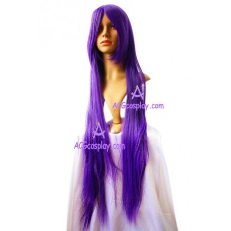 Women's 100cm Purple Long Straight Cosplay Wig