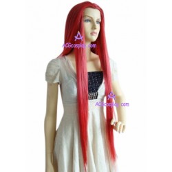 Women's 100cm Red Long Straight Fashion Wig cosplay wig