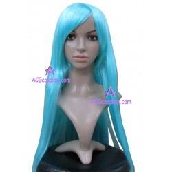 Women's 100cm Water Blue Long Straight Cosplay Wig