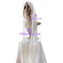 Women's 100cm White Long Straight Cosplay Wig