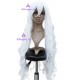 Women's 100cm White Long Wave Cosplay Wig