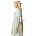 Women's 110cm Blond Long Straight Wig cosplay wig