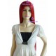 Women's 110cm Red Long Straight Wig cosplay wig