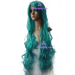 Women's 120cm Dark Green Long Curly Cosplay Wig