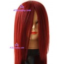 Women's 150cm Claret Long Straight Fashion Wig cosplay wig