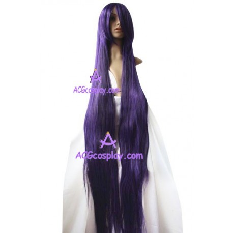 Women's 150cm Purple Long Straight Cosplay Wig