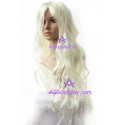 Women's Blond Long Curly Cosplay Wig