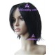 Women's Black Short Curly Cosplay Wig