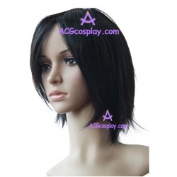 Women's Black Short Curly Cosplay Wig