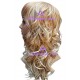 Women's Blond 45cm Long Curly Wig cosplay wig