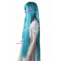 Women's Blue 100cm Long Straight Fashion Wig cosplay wig