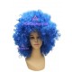 Women's Blue Short Afro Cosplay Wig Wig