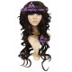 Women's Brown80cm Long Curly Fashion Wig cosplay wig