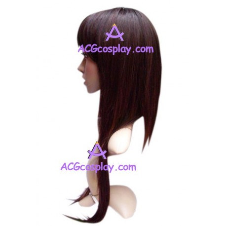 Women's Brown 54cm Long Straight Wig cosplay wig