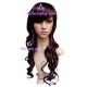 Women's Brown 54cm Long Wavy Wig cosplay wig