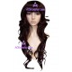 Women's Brown 58cm Long And Curly Wig cosplay wig