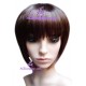 Women's Brownish Yellow 22cm Short Straight Wig cosplay wig