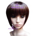 Women's Brownish Yellow 22cm Short Straight Wig cosplay wig