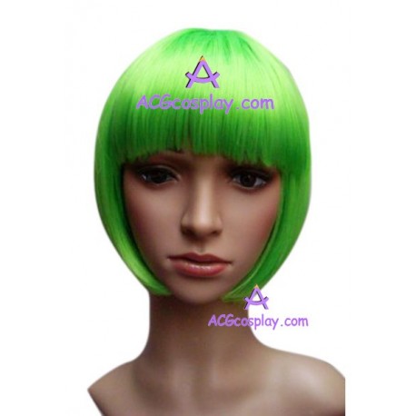 Women's Green 24cm Short Straight Wig cosplay wig