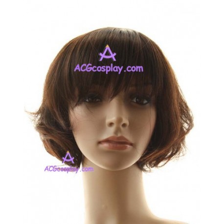 Women's Maroon Short Bobo Wig cosplay wig