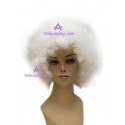 Women's White Short Cosplay Wig