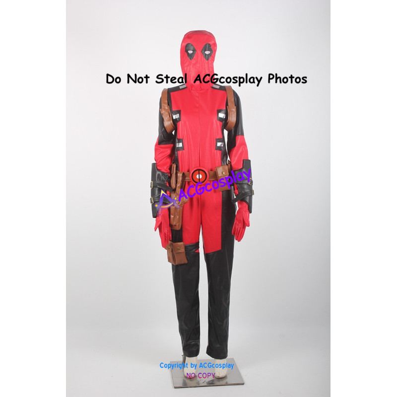 Marvel Comics Deadpool Cosplay Costume V 3 Faux Leather Made Cosplay