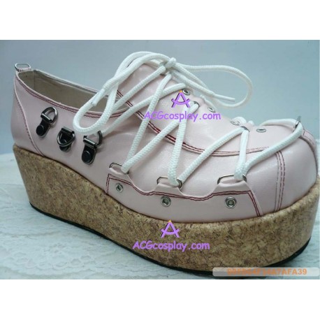 Japanese pop Punk LOLITA pink department with princess leisure shoes version1 lolita shoes boots