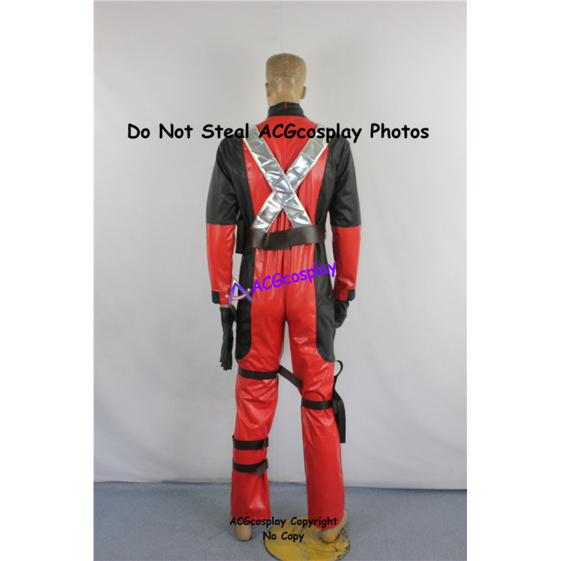 Marvel Comics Deadpool Cosplay Costume Faux Leather Made