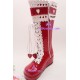 KERA VR Princess boots  red dress lolita shoes boots  cosplay shoes