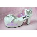 LoLiDa style white princess shoes lolita shoes boots cosplay shoes