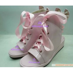 Pink princess cool boots lolita shoes boots cosplay shoes