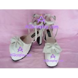 Princess boots dress  white bowknot version1 lolita shoes boots cosplay shoes