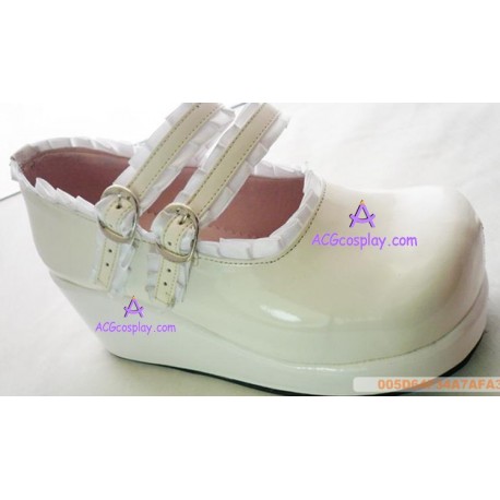 Princess boots white lace dress lolita shoes boots cosplay shoes