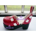 Red Martin of bud silk boots version1 lolita shoes boots cosplay shoes