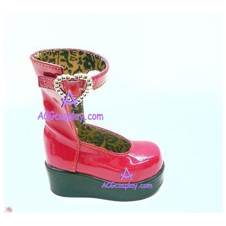 Red Martin paragraph clasp shoes version1 lolita shoes boots cosplay shoes