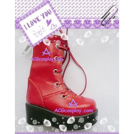 Red Martin paragraph clasp shoes version2 lolita shoes boots cosplay shoes