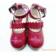 Red Martin shoes lolita shoes boots cosplay shoes