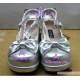 Round head silver clasp princess shoes lolita shoes boots cosplay shoes