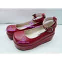 Round head wedges princess shoes lolita shoes boots cosplay shoes